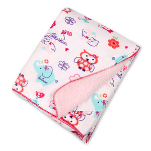 Baby Blanket New Brand Thicken Double Layer Coral Fleece Infant Swaddle Envelope Stroller Wrap For Newborn Baby Bedding Blankets