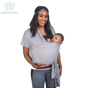 EGMAOBABY  Baby Carrier Sling For Newborns Soft Infant Wrap Breathable Wrap Hipseat Breastfeed Birth Comfortable Nursing Cover