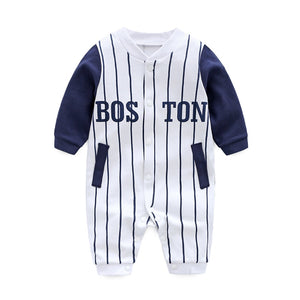 2018 spring Autumn baby boy clothing Cotton Long Sleeved baby boy clothes cartoon Gentleman baby romper Infantil babies Clothing