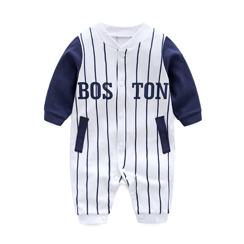 2018 spring Autumn baby boy clothing Cotton Long Sleeved baby boy clothes cartoon Gentleman baby romper Infantil babies Clothing