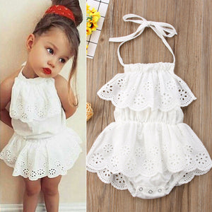 Pudcoco Cute Newborn Kids Baby Girl Infant Lace Romper Dress Jumpsuit Playsuit Clothes Outfits