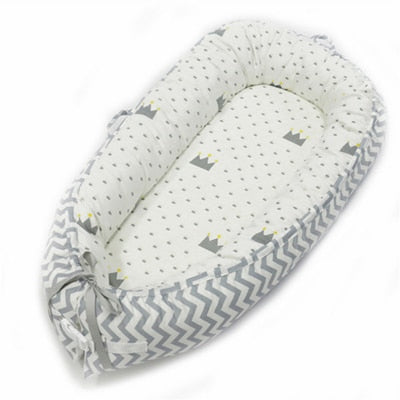 80*50cm Baby Nest Bed Portable Crib Travel Bed Infant Toddler Cotton Cradle For Newborn Baby Bassinet Bumper