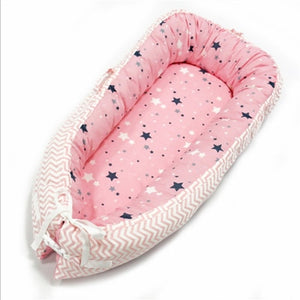 80*50cm Baby Nest Bed Portable Crib Travel Bed Infant Toddler Cotton Cradle For Newborn Baby Bassinet Bumper