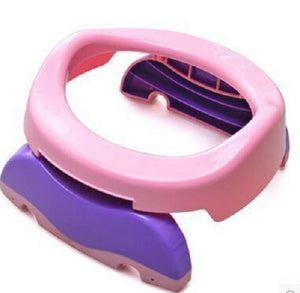 2018 New Portable Baby Infant Chamber Pots Foldaway Toilet Training Seat Travel Potty Rings with urine bag For Kids Blue Pink