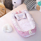 Baby Nest Bed travel crib baby bed Infant CO Sleeping Cotton Cradle Portable Snuggle 90*55cm Newborn Baby Bassinet BB artifact