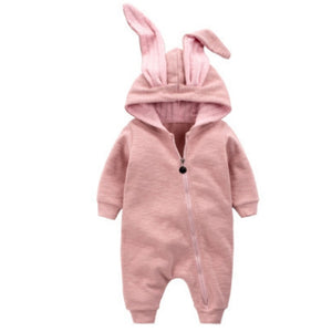 New Spring Autumn Baby Rompers Cute Cartoon Rabbit Infant Girl Boy Jumpers Kids Baby Outfits Clothes