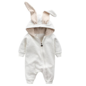 New Spring Autumn Baby Rompers Cute Cartoon Rabbit Infant Girl Boy Jumpers Kids Baby Outfits Clothes