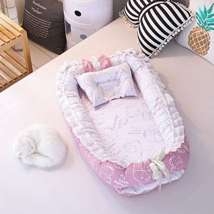 Portable bionic bed Toddler Cotton Cradle Baby Bassinet bumper Foldable Sleeper babynest for newborn sleep pod 0-2Y