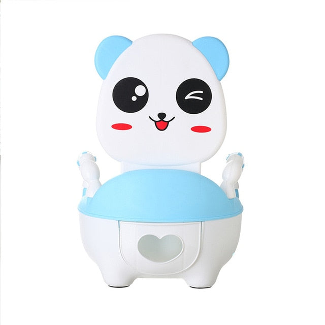 Portable Baby Potty Cute Kids Potty Training Seat Children's Urinals Baby Toilet Bowl Cute Cartoon Pot Training Pan Toilet Seat