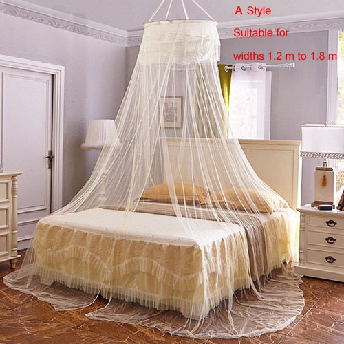 Elegant Hung Dome Mosquito Nets For Summer Polyester Mesh Fabric Home Textile Wholesale Bulk Accessories Supplies Products