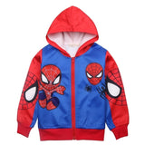 2018 New Children Boys Outerwear Clothing Coats Spiderman Jacket Boy Hoodies cartoon Coat Baby Kids long sleeve sweatshirts