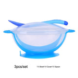 Baby Bowl with Temperature Sensing Spoon