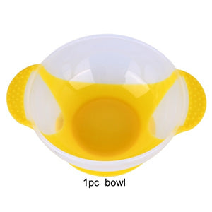 Baby Bowl with Temperature Sensing Spoon