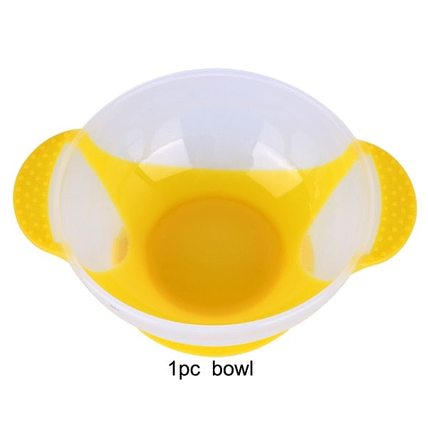 Baby Bowl with Temperature Sensing Spoon