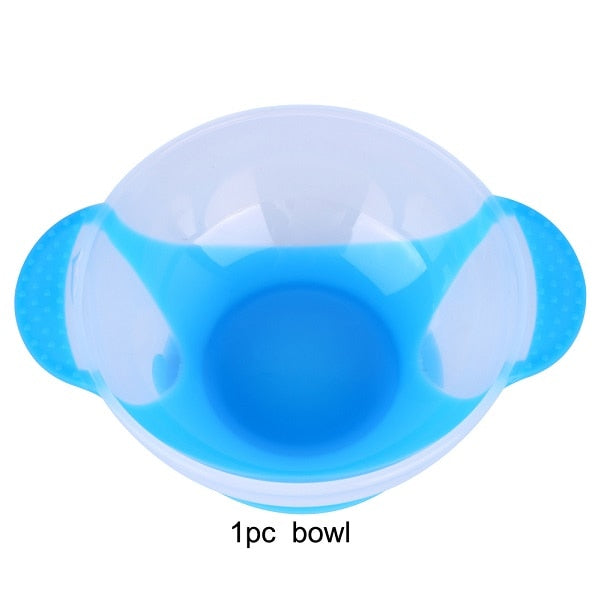 Baby Bowl with Temperature Sensing Spoon