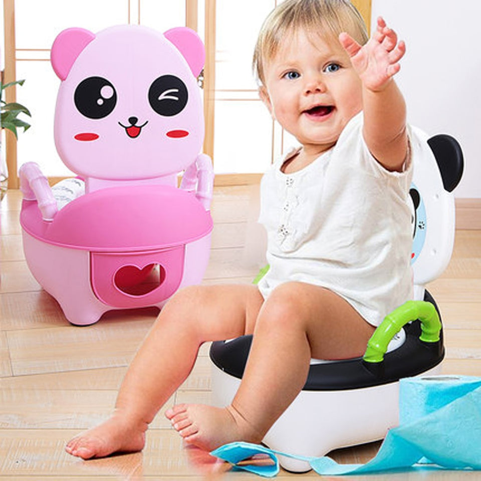 Portable Baby Potty Cute Kids Potty Training Seat Children's Urinals Baby Toilet Bowl Cute Cartoon Pot Training Pan Toilet Seat