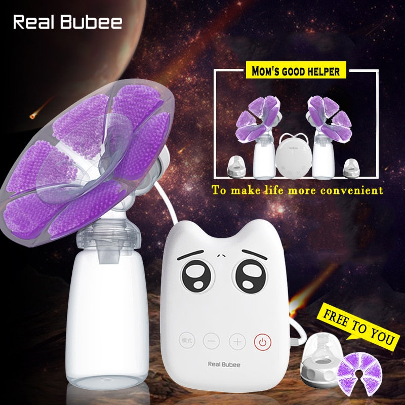 DIY Intelligent USB electric breast pumps baby BPA Free Postpartum Breast feeding Breast milk suckers Single double breast pump