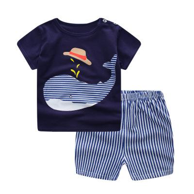 Brand Cotton Baby Sets Leisure Sports Boy T-shirt + Shorts Sets Toddler Clothing Baby Boy Clothes