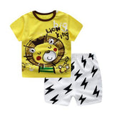 Brand Cotton Baby Sets Leisure Sports Boy T-shirt + Shorts Sets Toddler Clothing Baby Boy Clothes