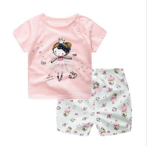 Brand Cotton Baby Sets Leisure Sports Boy T-shirt + Shorts Sets Toddler Clothing Baby Boy Clothes