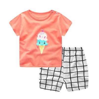 Brand Cotton Baby Sets Leisure Sports Boy T-shirt + Shorts Sets Toddler Clothing Baby Boy Clothes