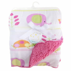 Baby Blanket New Brand Thicken Double Layer Coral Fleece Infant Swaddle Envelope Stroller Wrap For Newborn Baby Bedding Blankets