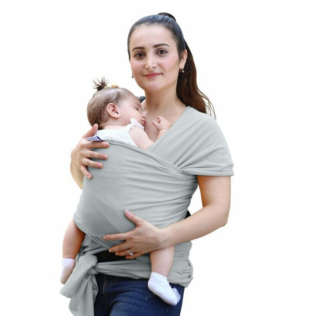 Baby Carrier Sling For Newborns Soft Infant Wrap Breathable Wrap Hipseat Breastfeed Birth Comfortable Nursing Cover Dark Grey