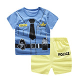 Brand Cotton Baby Sets Leisure Sports Boy T-shirt + Shorts Sets Toddler Clothing Baby Boy Clothes