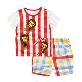 Brand Cotton Baby Sets Leisure Sports Boy T-shirt + Shorts Sets Toddler Clothing Baby Boy Clothes