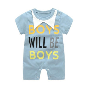 2019 Summer New Style Short Sleeved Girls Dress Baby Romper Cotton Newborn Body Suit Baby Pajama Boys Animal Monkey Rompers