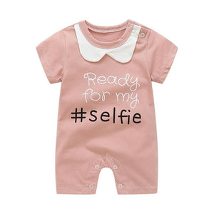 2019 Summer New Style Short Sleeved Girls Dress Baby Romper Cotton Newborn Body Suit Baby Pajama Boys Animal Monkey Rompers