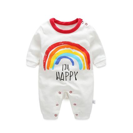 2019 newborn baby boys girls rompers long sleeved fashion jumpsuit spring and autumn boys gentleman clothes cotton pink pajamas