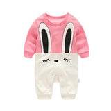 2019 newborn baby boys girls rompers long sleeved fashion jumpsuit spring and autumn boys gentleman clothes cotton pink pajamas