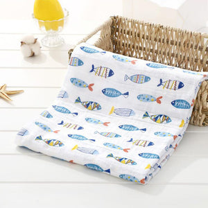 Wutongshu Muslin Baby Blankets Newborn Photography Accessories Soft Swaddle Wrap Organic Cotton Baby Bedding Bath Towel