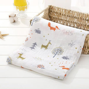 Wutongshu Muslin Baby Blankets Newborn Photography Accessories Soft Swaddle Wrap Organic Cotton Baby Bedding Bath Towel