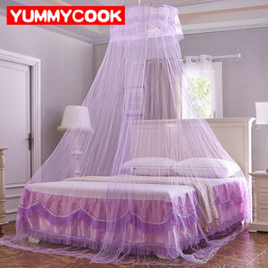 Elegant Hung Dome Mosquito Nets For Summer Polyester Mesh Fabric Home Textile Wholesale Bulk Accessories Supplies Products