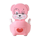 Baby potty toilet bowl training pan toilet seat children's pot kids bedpan portable urinal comfortable backrest cartoon cute pot