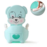 Baby potty toilet bowl training pan toilet seat children's pot kids bedpan portable urinal comfortable backrest cartoon cute pot