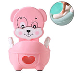 Portable Baby Potty Cute Kids Potty Training Seat Children's Urinals Baby Toilet Bowl Cute Cartoon Pot Training Pan Toilet Seat