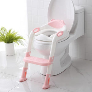 Folding Baby Potty Infant Kids Toilet Training Seat with Adjustable Ladder Portable Urinal Potty Training Seats for Dropshipping