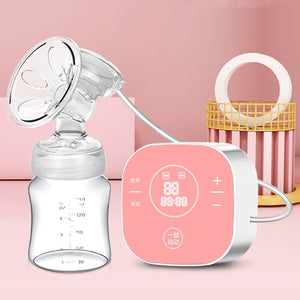 2019 USA Brand Baby Products Intelligent LCD Electric Breast Pumps Breastfeeding Painless Electric Breast Pump with Milk Bottle