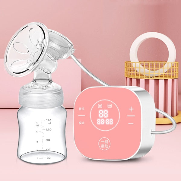 2019 USA Brand Baby Products Intelligent LCD Electric Breast Pumps Breastfeeding Painless Electric Breast Pump with Milk Bottle