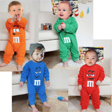 Baby Rompers Long-sleeved Cartoon Printed Newborn Toddler Jumpsuit Baby Boys Girls Clothes Infant Clothing