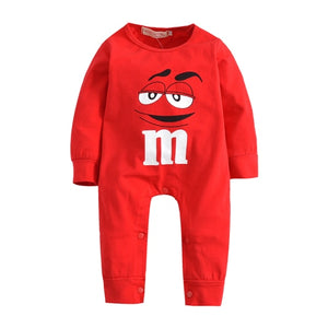 Baby Rompers Long-sleeved Cartoon Printed Newborn Toddler Jumpsuit Baby Boys Girls Clothes Infant Clothing