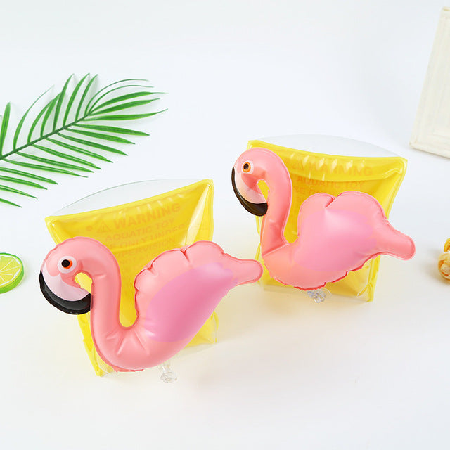 YUYU Swimming Arm Ring unicorn Flamingo Inflatable Pool float for 2-7 years old Floatation Sleeves Swimming Arm Float Children