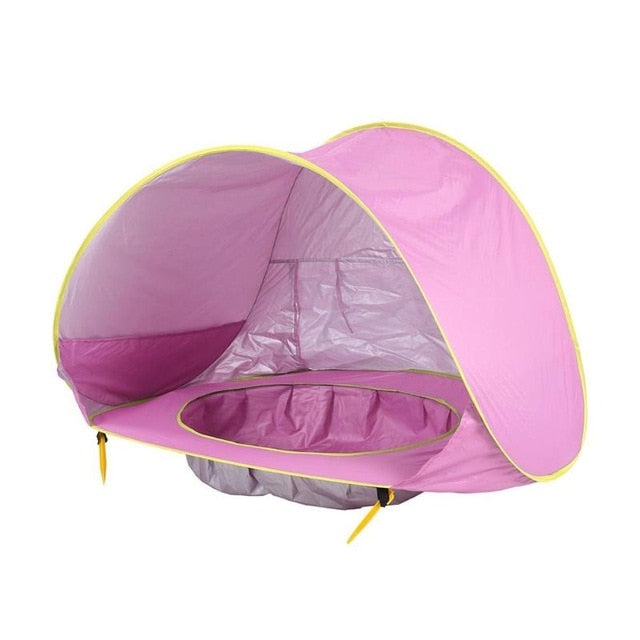 Baby Beach Tent Uv-protecting Sunshelter Children Toys Small House Waterproof Pop Up Awning Tent Portable Ball Pool Kids Tents