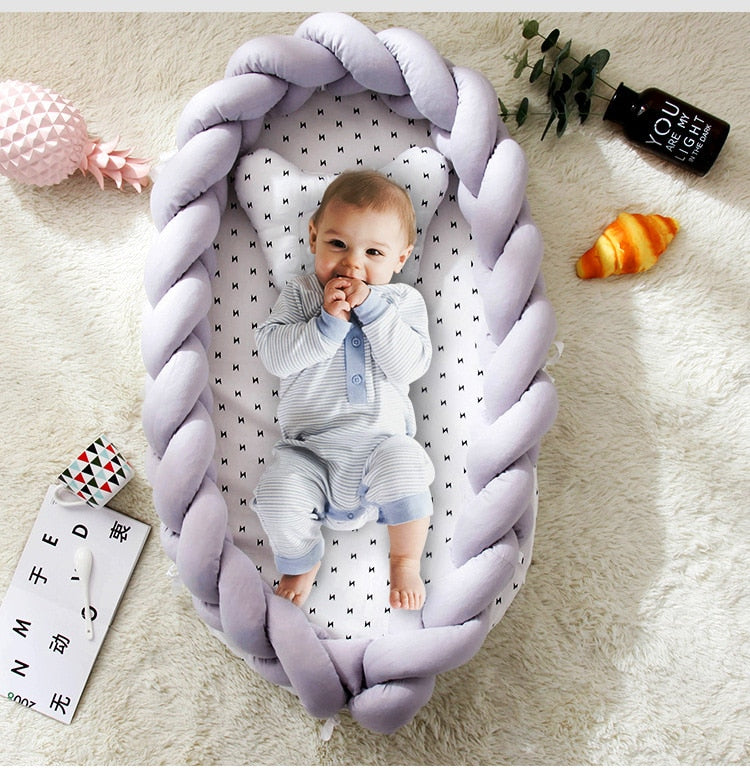 Portable bionic bed Toddler Cotton Cradle Baby Bassinet bumper Foldable Sleeper babynest for newborn sleep pod 0-2Y