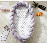 Baby Nest Bed travel crib baby bed Infant CO Sleeping Cotton Cradle Portable Snuggle 90*55cm Newborn Baby Bassinet BB artifact