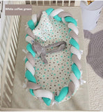 Baby Nest Bed travel crib baby bed Infant CO Sleeping Cotton Cradle Portable Snuggle 90*55cm Newborn Baby Bassinet BB artifact