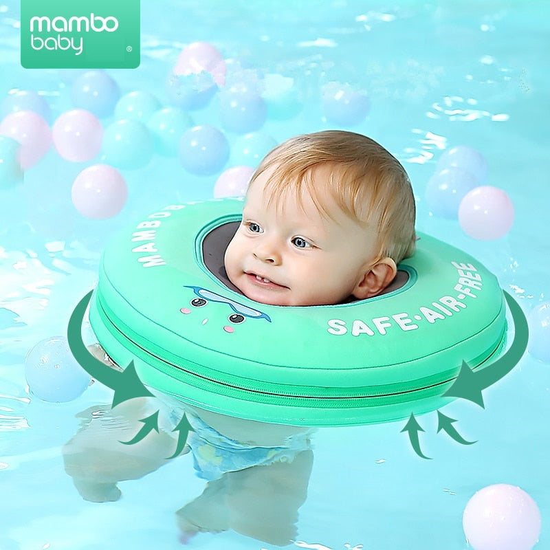 Solid Baby Swimming Neck Ring Baby Neck Float Flot Adores Para Piscina Swim Trainer Infant Neck Float Baby Swimming Accessories